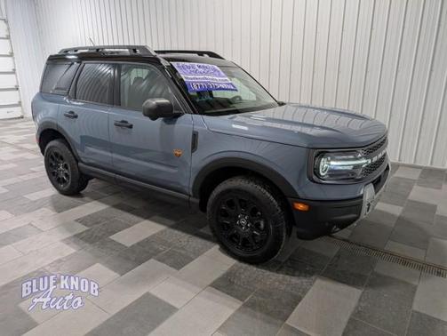 Azure Gray Metallic Tri-Coat 2025 Ford Bronco Sport Badlands