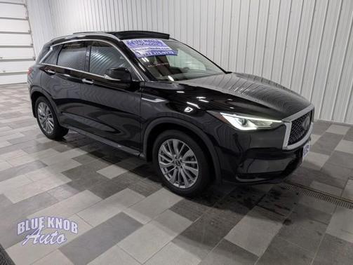 Black Obsidian 2023 INFINITI QX50 LUXE AWD