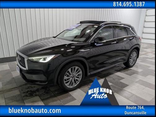Black Obsidian 2023 INFINITI QX50 LUXE AWD