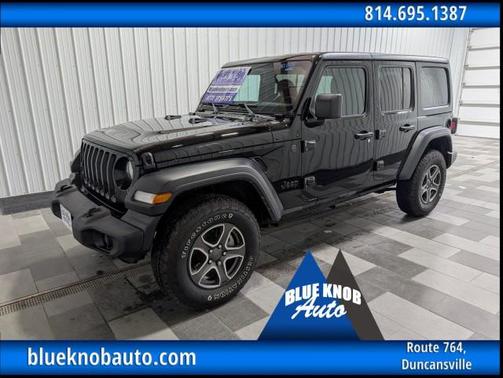 Black Clearcoat 2022 Jeep Wrangler Unlimited Sport