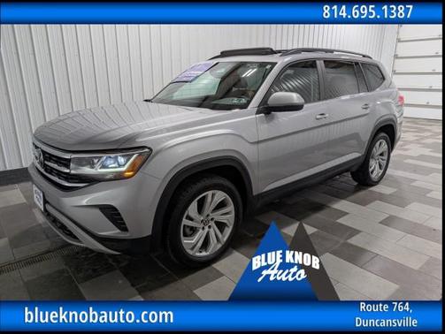Pyrite Silver Metallic 2022 Volkswagen Atlas 3.6L SE w/Technology