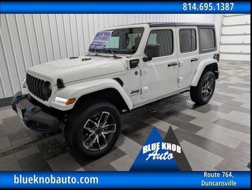 Bright White Clearcoat 2024 Jeep Wrangler 4xe Sport S