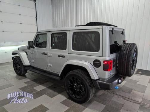 Silver Zynith Clearcoat 2023 Jeep Wrangler 4xe Sahara