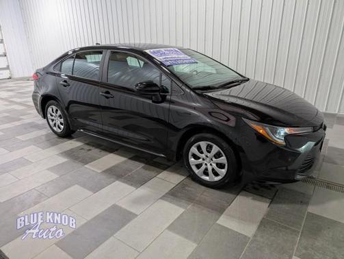 Midnight Black Metallic 2025 Toyota Corolla LE