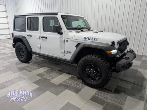 Bright White Clearcoat 2025 Jeep Wrangler 4xe Willys