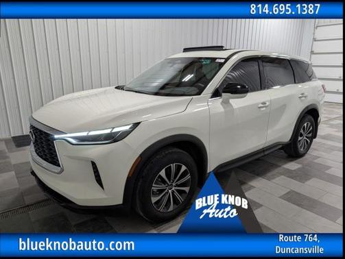 Glacier White 2025 INFINITI QX60 Pure