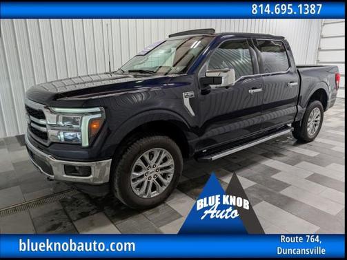 Antimatter Blue Metallic 2025 Ford F-150 Lariat