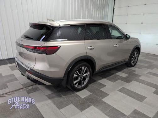 Warm Titanium 2023 INFINITI QX60 Luxe