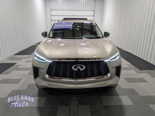 Warm Titanium 2023 INFINITI QX60 Luxe