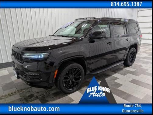 Diamond Black Crystal Pearlcoat 2022 Jeep Wagoneer Series I Obsidian 4x4
