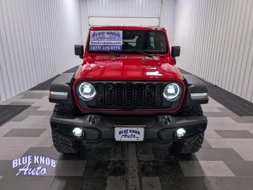 Firecracker Red Clearcoat 2025 Jeep Wrangler 4xe Willys