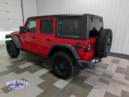 Firecracker Red Clearcoat 2025 Jeep Wrangler 4xe Willys