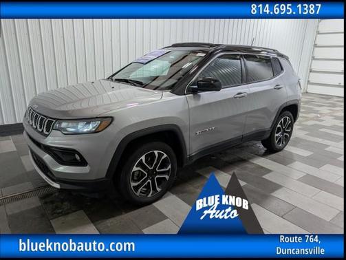 Billet Silver Metallic Clearcoat 2023 Jeep Compass Limited