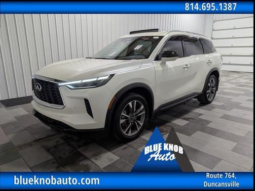 Majestic White 2023 INFINITI QX60 Luxe