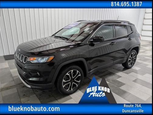 Diamond Black Crystal Pearlcoat 2024 Jeep Compass Limited