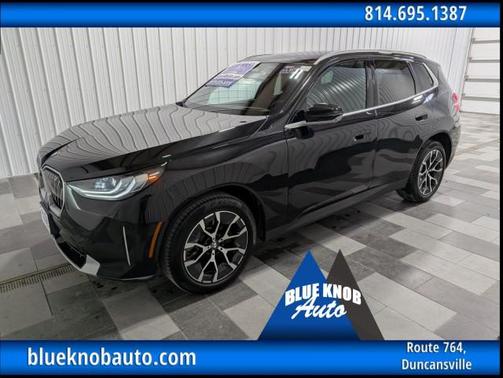 Black Sapphire Metallic 2025 BMW X3 30 xDrive