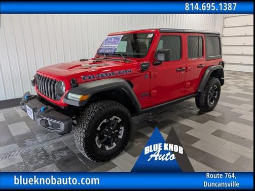 Firecracker Red Clearcoat 2025 Jeep Wrangler 4xe Rubicon