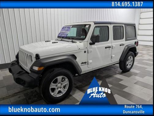 Bright White Clearcoat 2023 Jeep Wrangler Sport S