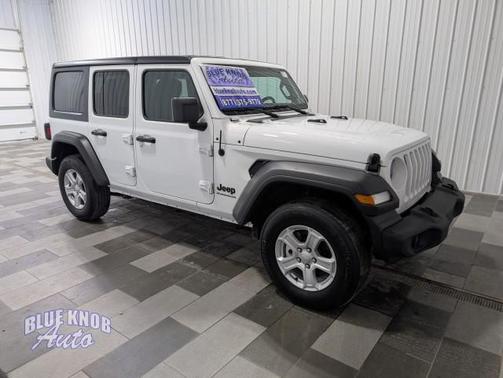 Bright White Clearcoat 2023 Jeep Wrangler Sport S