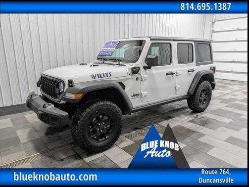 Bright White Clearcoat 2025 Jeep Wrangler 4xe Willys