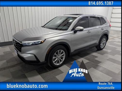 Solar Silver Metallic 2025 Honda CR-V EX AWD