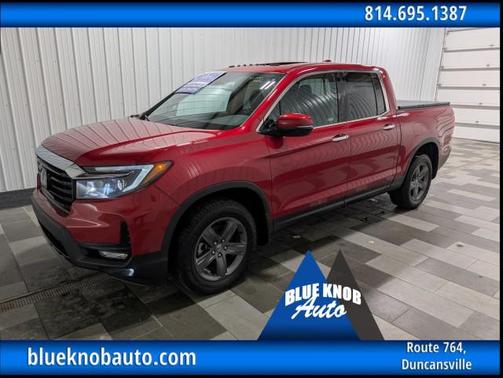 Radiant Red Metallic II 2023 Honda Ridgeline RTL-E