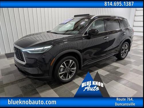 Mineral Black 2025 INFINITI QX60 Luxe