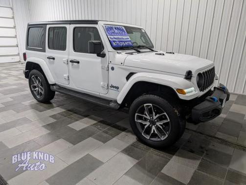 Bright White Clearcoat 2024 Jeep Wrangler 4xe Sport S
