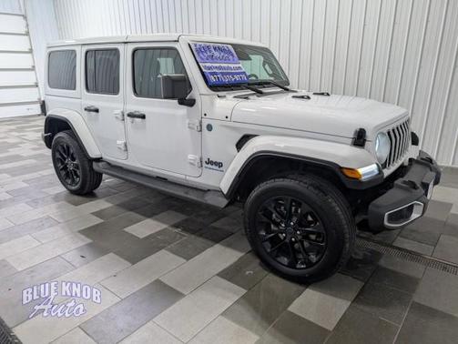 Bright White Clearcoat 2025 Jeep Wrangler 4xe Sahara