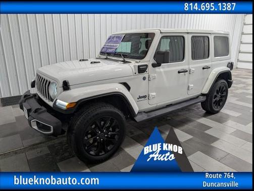 Bright White Clearcoat 2025 Jeep Wrangler 4xe Sahara