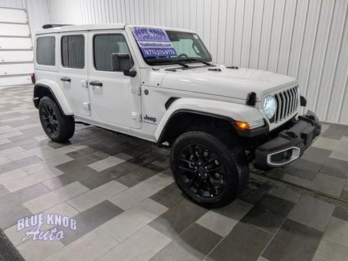 Bright White Clearcoat 2025 Jeep Wrangler 4xe Sahara