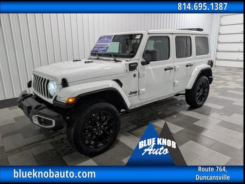 Bright White Clearcoat 2025 Jeep Wrangler 4xe Sahara