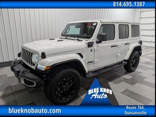Bright White Clearcoat 2025 Jeep Wrangler 4xe Sahara