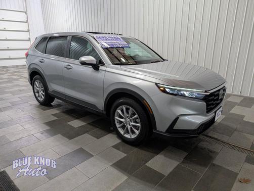 Solar Silver Metallic 2026 Honda CR-V EX AWD