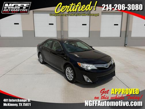 Attitude Black Metallic 2012 Toyota Camry Hybrid XLE