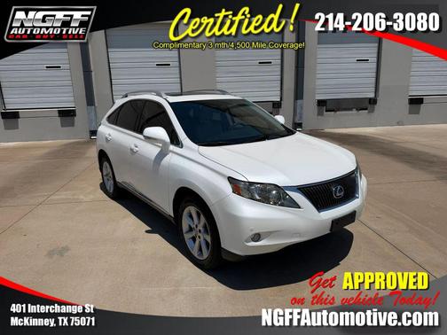 White 2010 Lexus RX 350 Base
