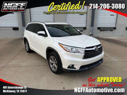 Blizzard Pearl 2015 Toyota Highlander XLE