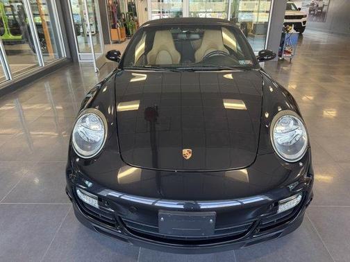 Black 2008 Porsche 911 Turbo Cabriolet