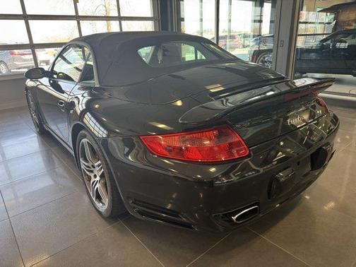 Black 2008 Porsche 911 Turbo Cabriolet