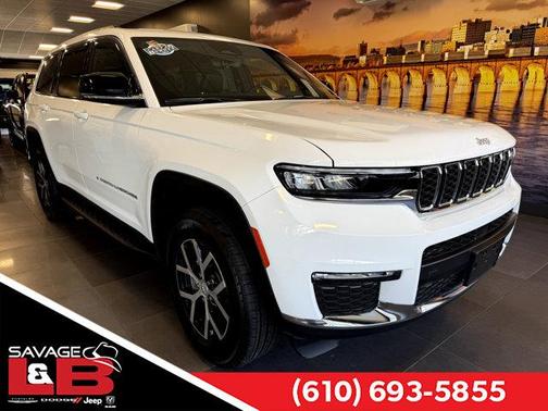 Bright White Clearcoat 2025 Jeep Grand Cherokee L Limited