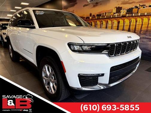 Bright White Clearcoat 2022 Jeep Grand Cherokee L Limited