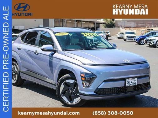 Blue 2024 Hyundai KONA EV SEL