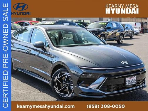 Gray 2024 Hyundai SONATA SEL