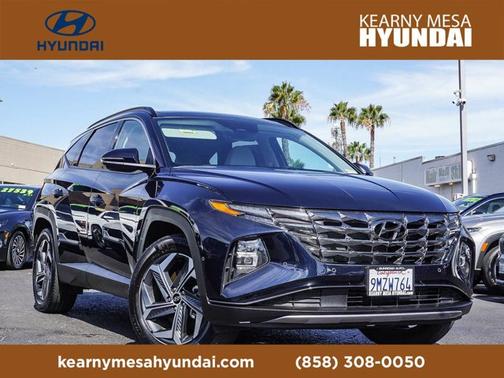 Blue 2024 Hyundai TUCSON Hybrid Limited