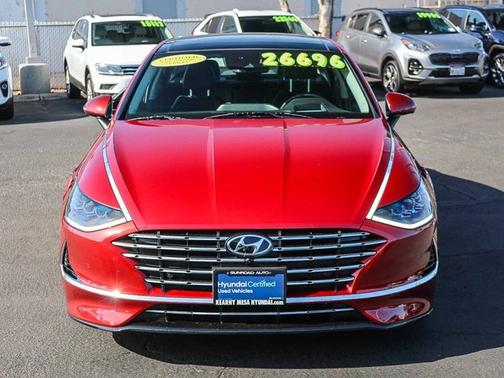 Red 2023 Hyundai SONATA Hybrid Limited