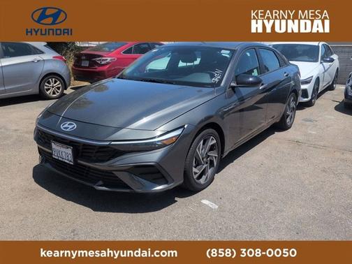 Gray 2025 Hyundai ELANTRA HEV SEL Sport