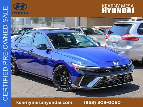 Blue 2025 Hyundai ELANTRA N Line