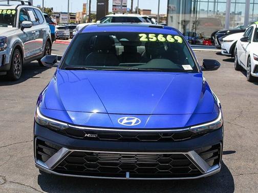 Blue 2025 Hyundai ELANTRA N Line