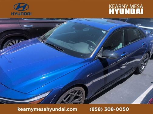 Blue 2025 Hyundai ELANTRA N Line
