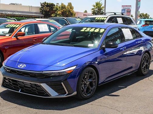 Blue 2025 Hyundai ELANTRA N Line